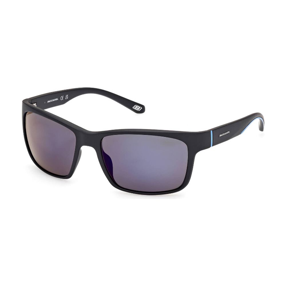 Lentes De Sol Negro Espejados Skechers image number 1.0