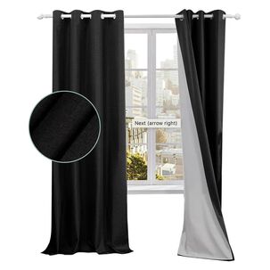 Cortina 100% Blackout Engomada Termica