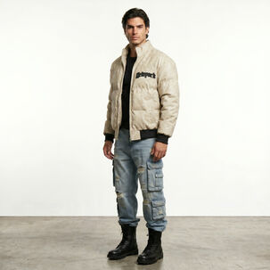 Chaqueta Parca Ecocuero Impermeable Hombre New York