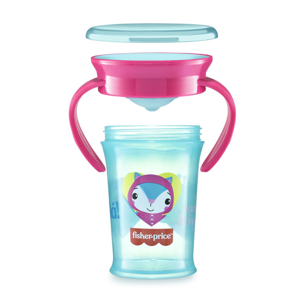 Vaso De Entrena Fisher Price First Moments Rosa Candy Bb1021 image number 2.0