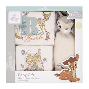 Set 3 Piezas Baby Gift Beige Bambi Unisex 0 - 3 Meses