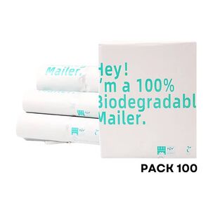 Bolsa De Basura Biodegradable Resistentes Paquete De 100 30x20cm