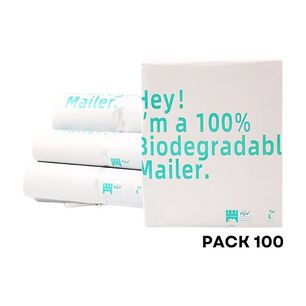 Bolsa De Basura Biodegradable Resistentes Paquete De 100 30x20cm