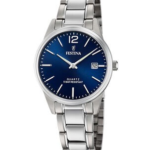 Reloj F20509/3 Festina Plateado Mujer Acero Clásico