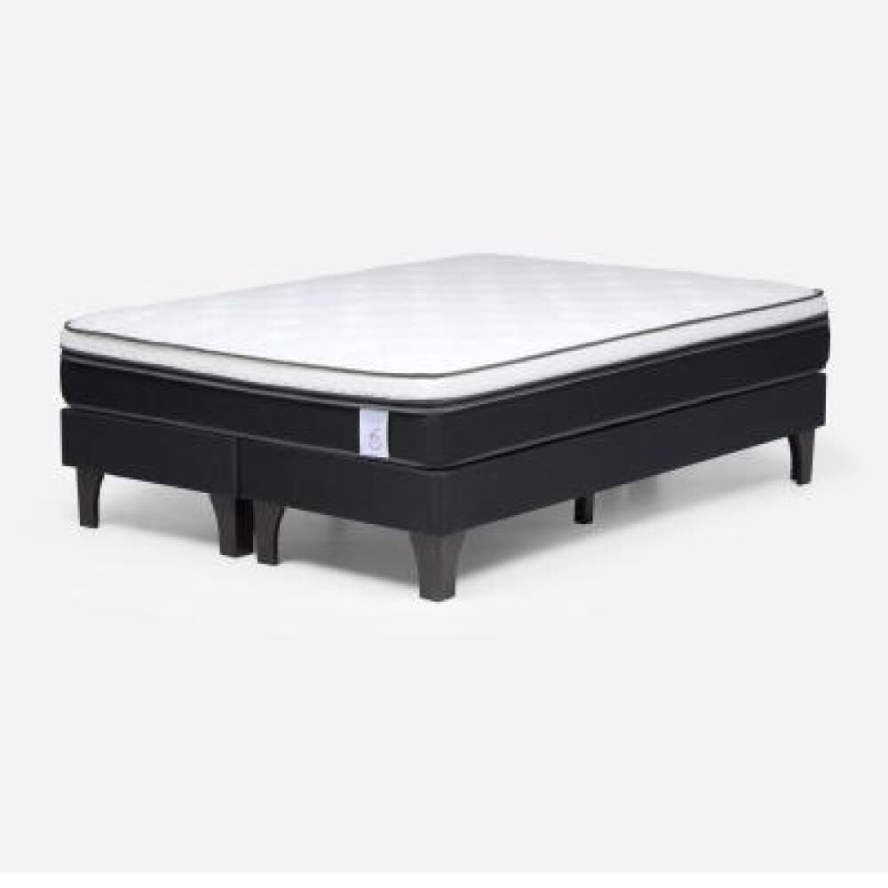 Cama Europea Rosen New Style 6 / 2 Plazas / Base Dividida + Set De Maderas image number 16.0