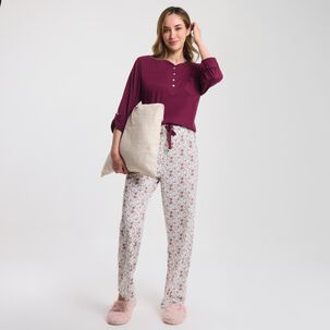Pijama Manga Larga Mujer Lesage