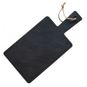 Set Aperitivo 3 Piezas Tabla 28x14cm Piedra Pizarra Wayu Cocina