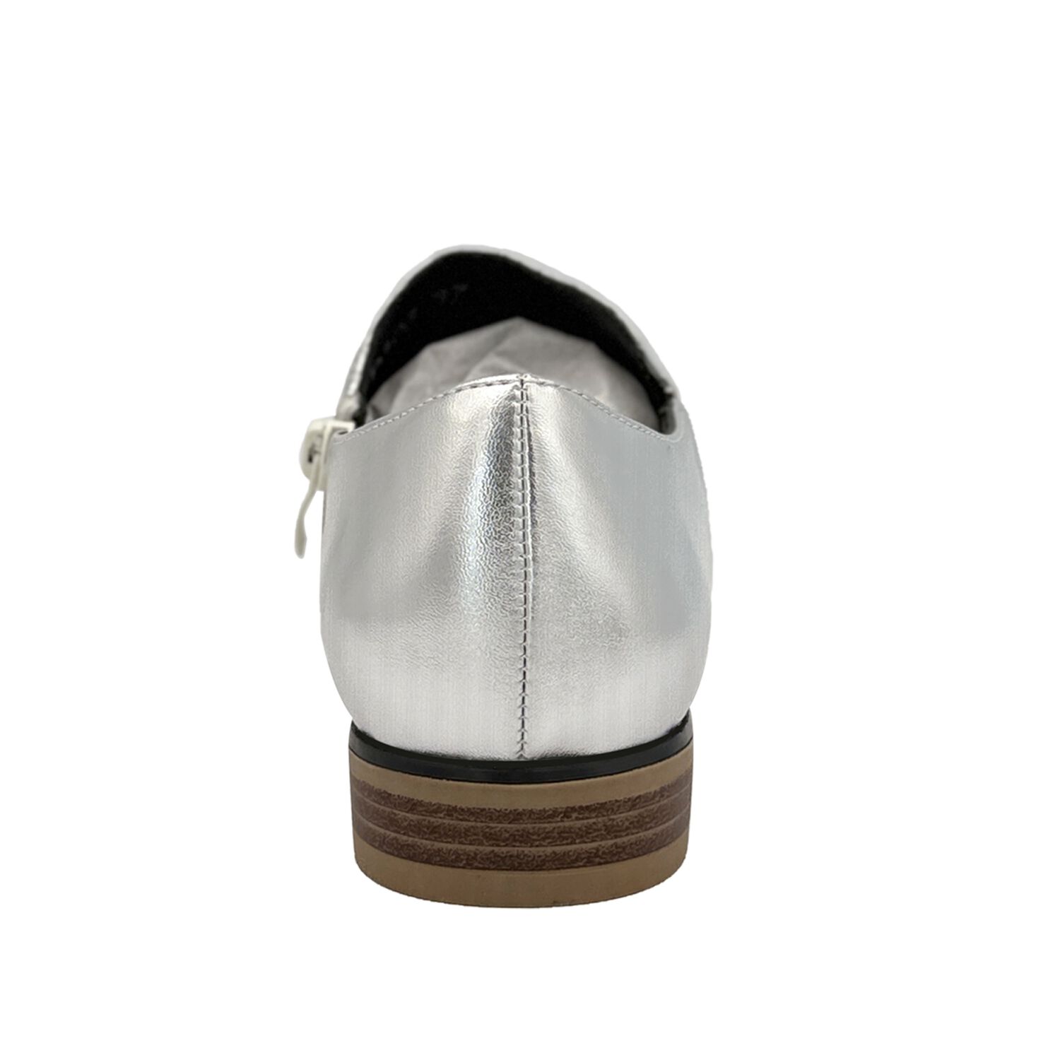 Zapato Para Mujer Croco Plateado Danicolle image number 3.0