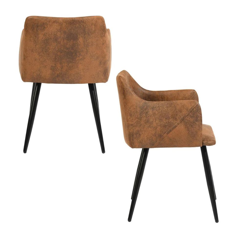 Pack 2 Sitiales De Comedor Vintage Caf&eacute; image number 2.0