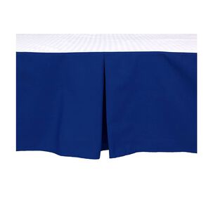 Faldon Unicolor King Color Azul 144 Hilos Arthome