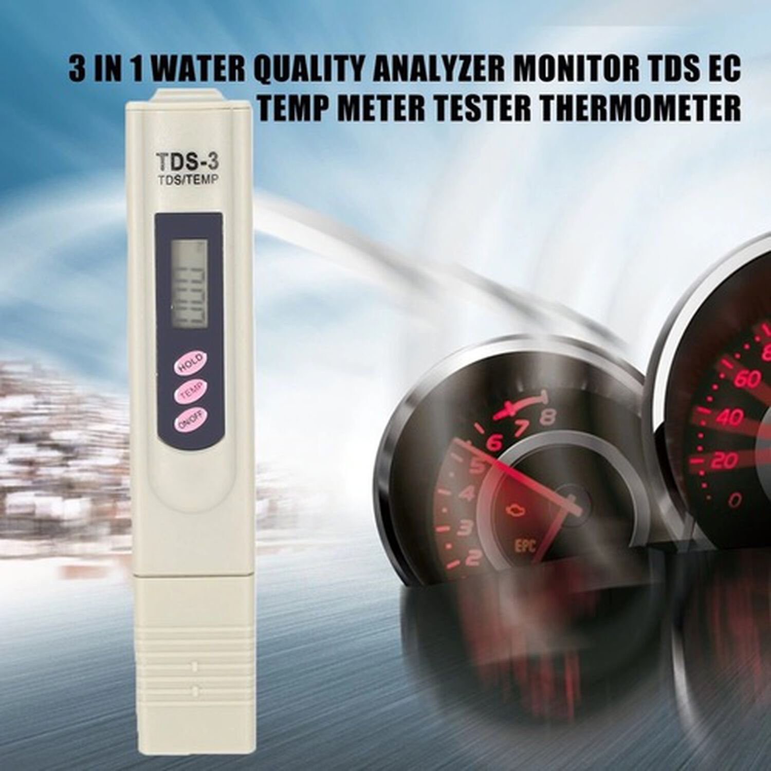 Medidor De Ppm Tds Ec Concentraci&oacute;n Pureza Agua Piscina Purificadoras Acuarios image number 5.0
