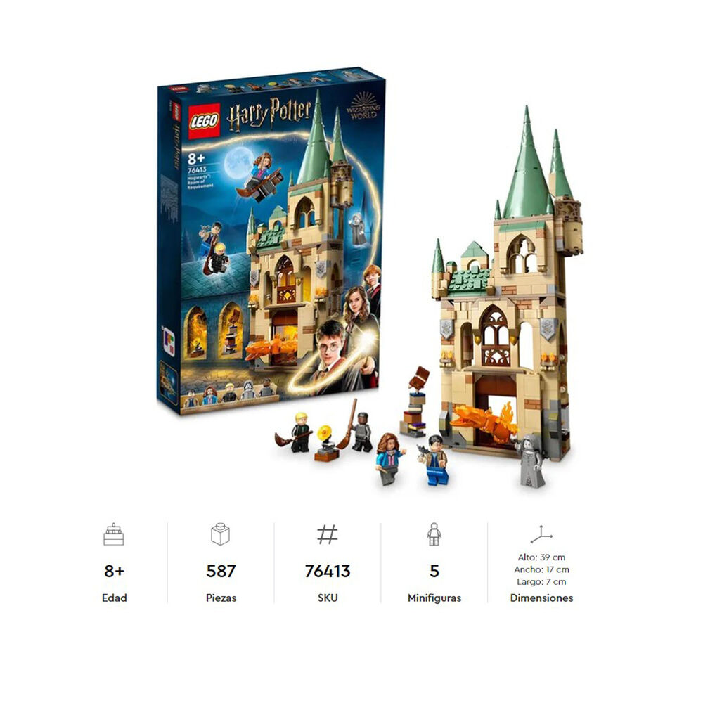 Lego Harry Potter: Hogwarts Sala De Los Requerimientos 76413 image number 10.0