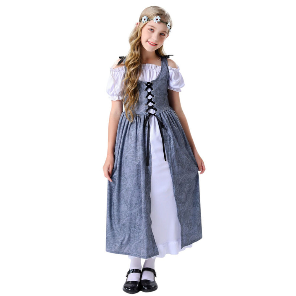 Disfraz Infantil Campesina Campo Medieval image number 0.0