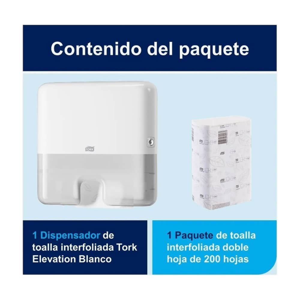 Dispensador Toalla Interfoliada + Carga image number 1.0