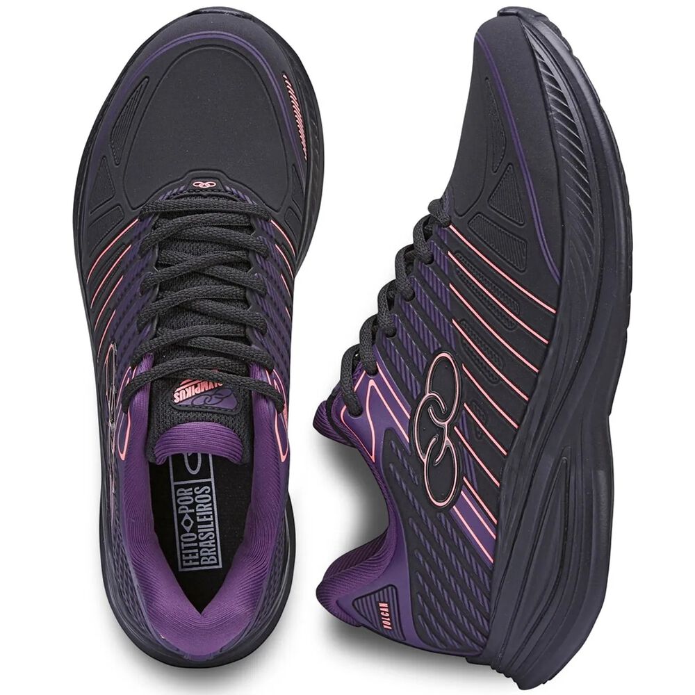Zapatilla Mujer Volcan Negro/morado image number 2.0