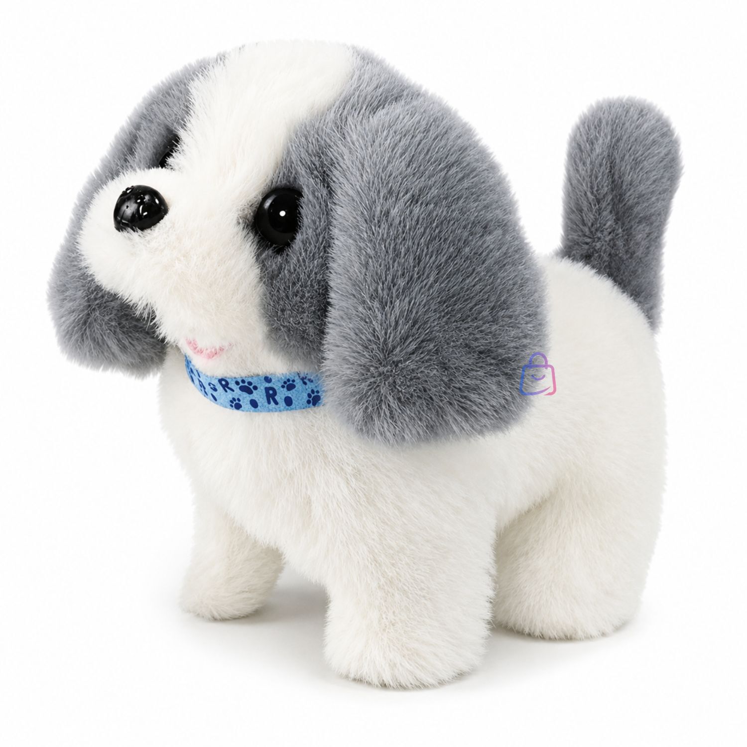 Peluche Perro Interactivo Gris Sonido Movimiento - Ps image number 3.0