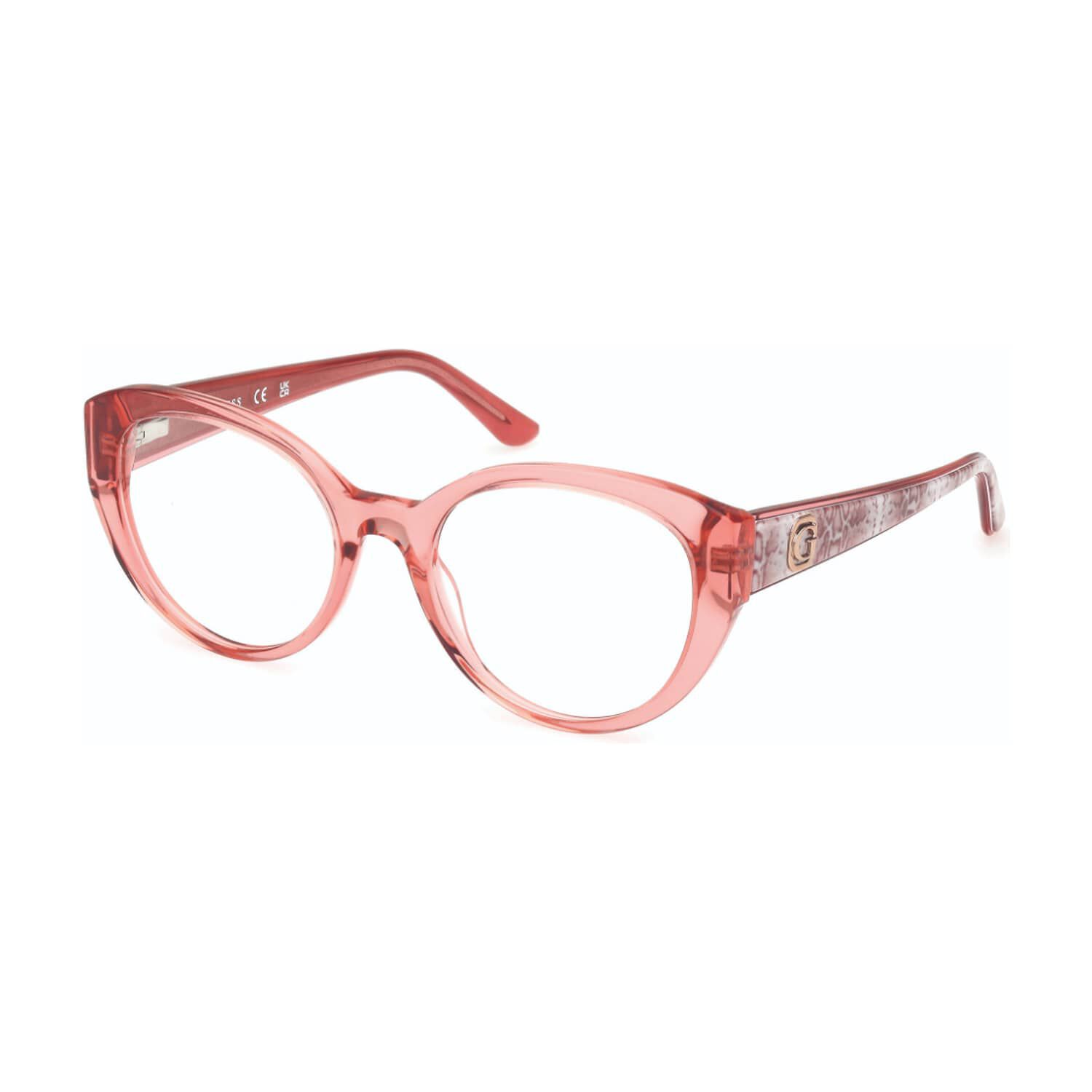 Lentes &Oacute;pticos Rosado Transparente Guess image number 0.0