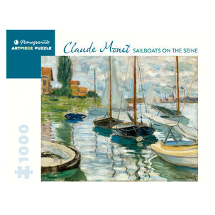 Rompecabeza Claude Monet Sailboats On The Seine 1000 Piezas