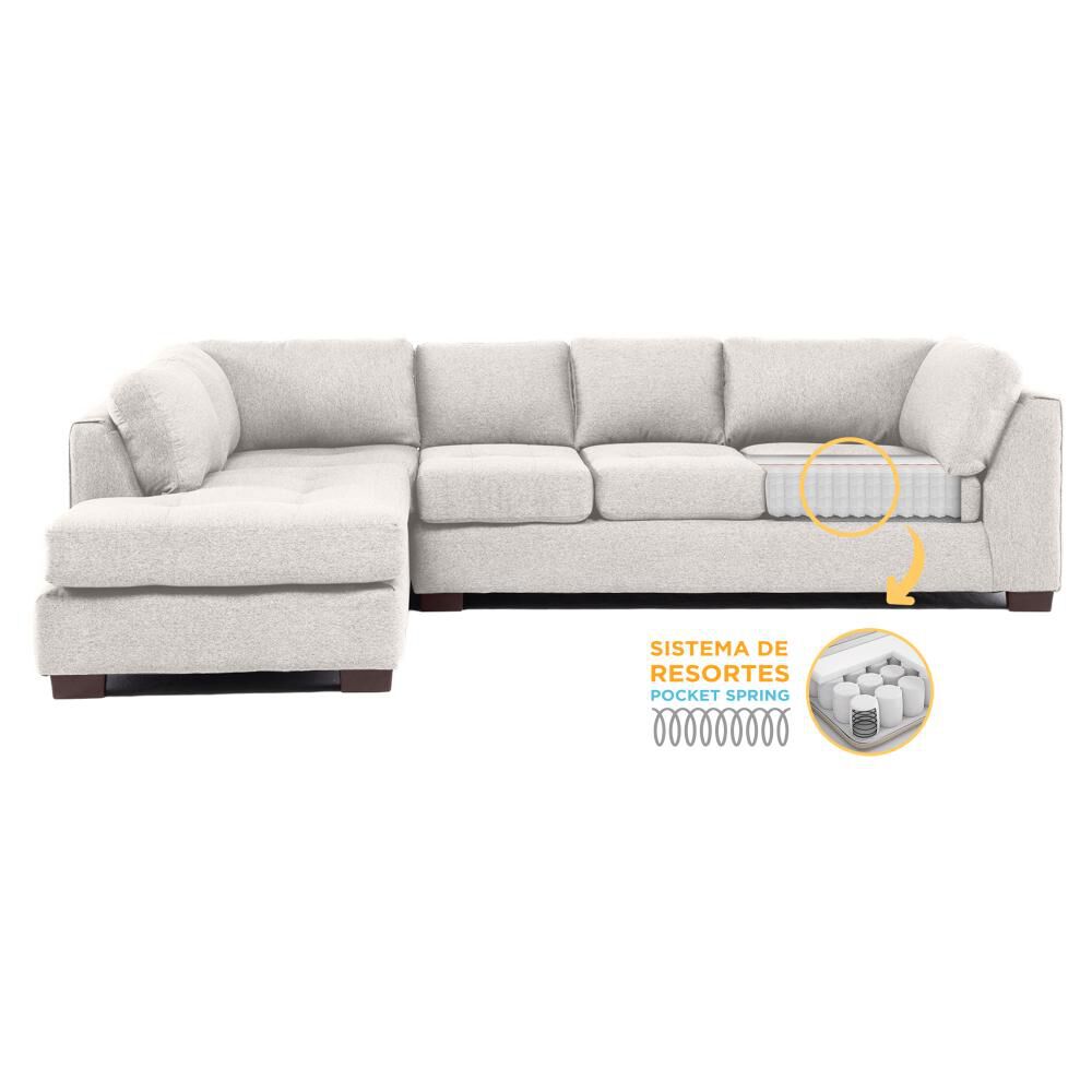 Sof&aacute; Seccional Living Factory Londres Izquierdo / 7 Cuerpos image number 2.0