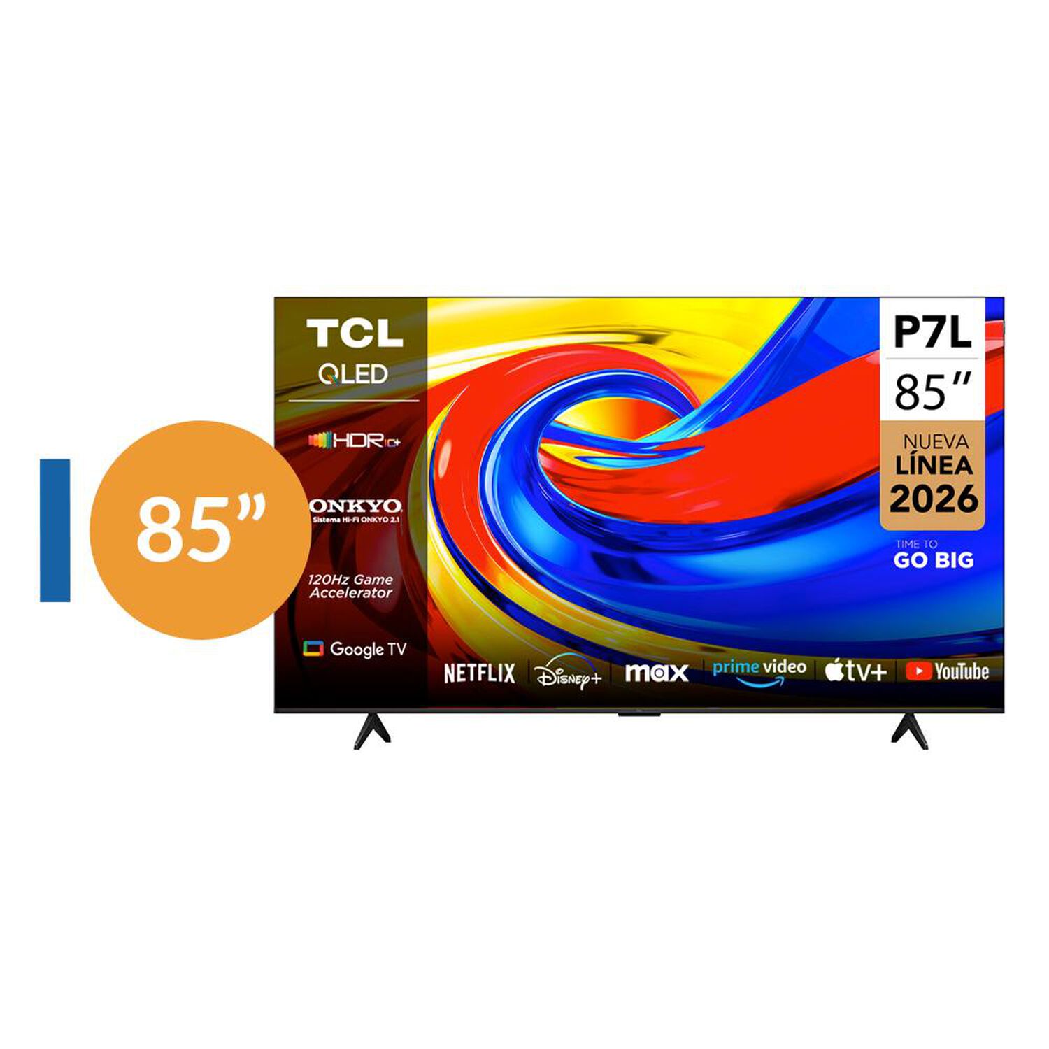 Qled 85" TCL P7L / Ultra HD 4K / Smart TV image number 0.0