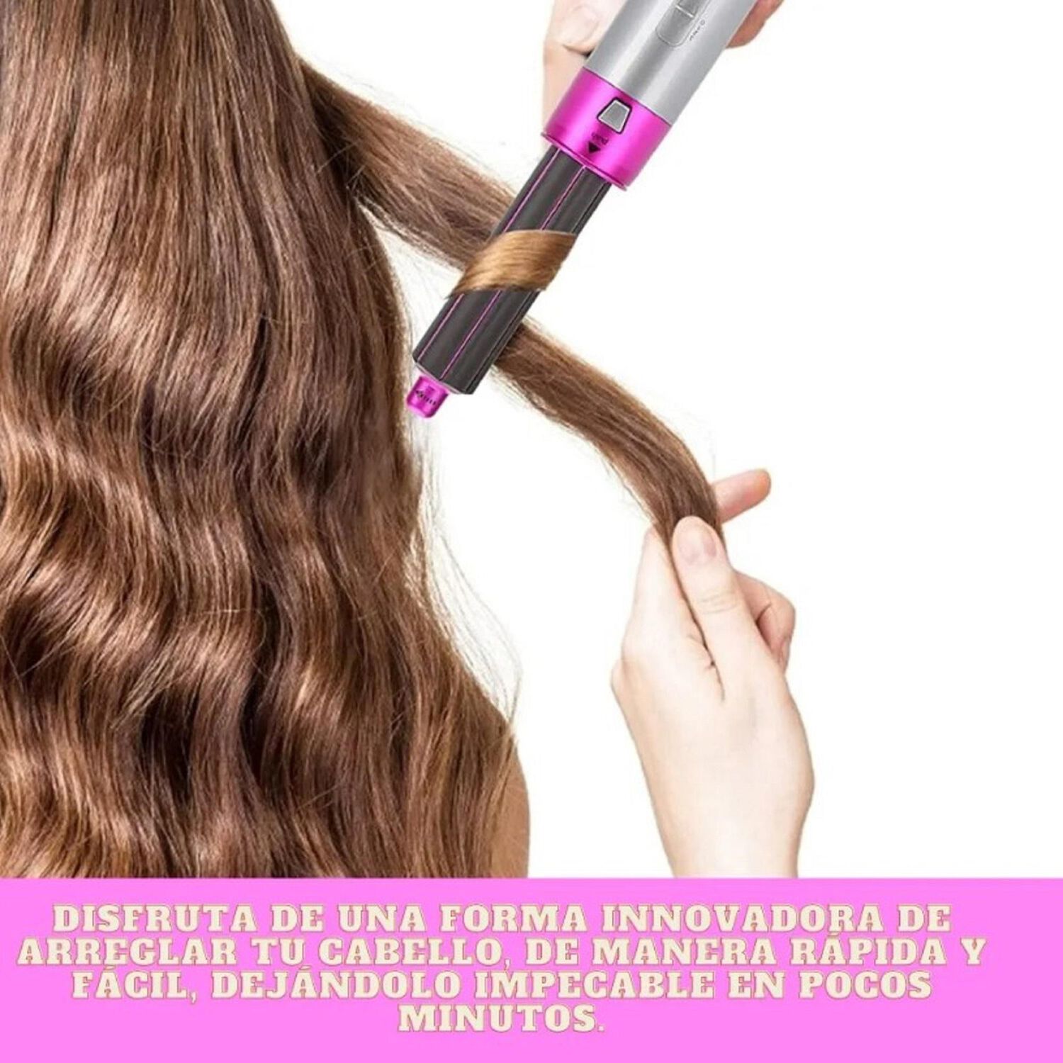 Rizador Autom&aacute;tico Port&aacute;til Cabello Ondulado F&aacute;cil Y R&aacute;pido image number 7.0