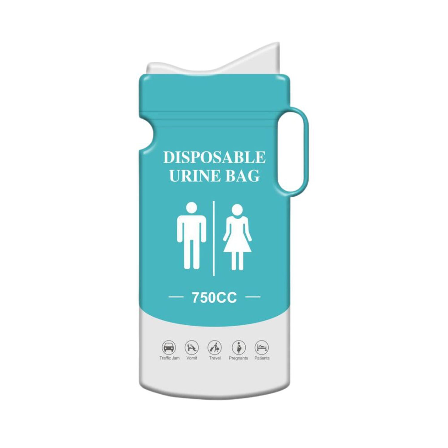 Pack 10 Bolsas Emergencia Tr&aacute;nsito V&oacute;mito Orina 750ml image number 1.0