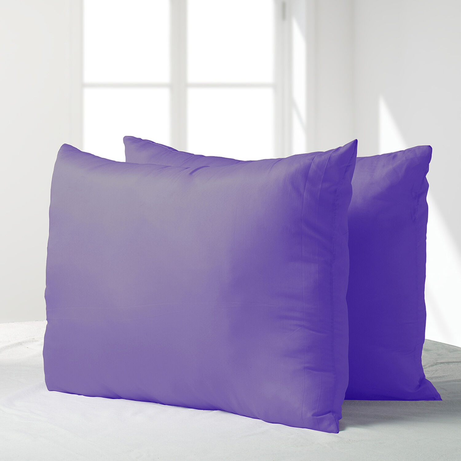 Set 2 Almohadas Eco Morado 50x70 image number 1.0