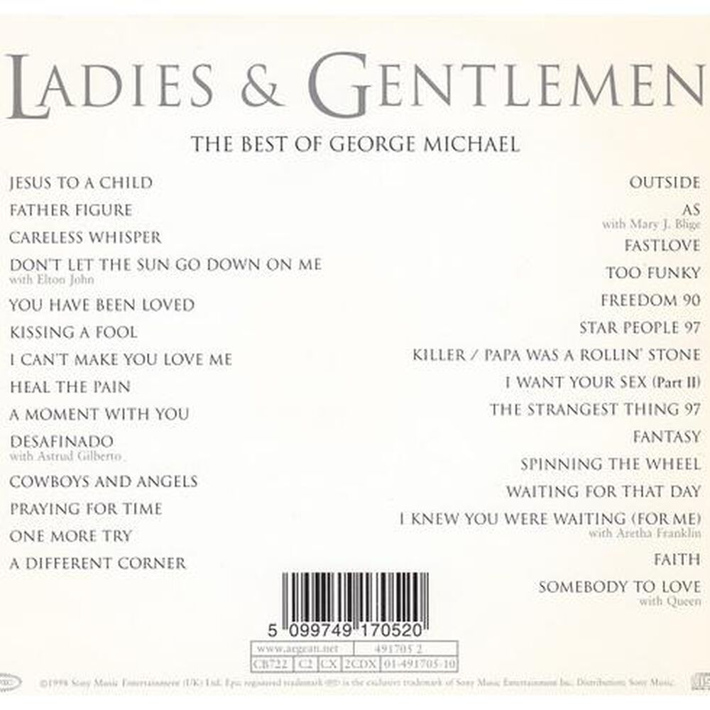 George Michael - Ladies & Gentlemen: The Best Of (2cd) | Cd image number 1.0