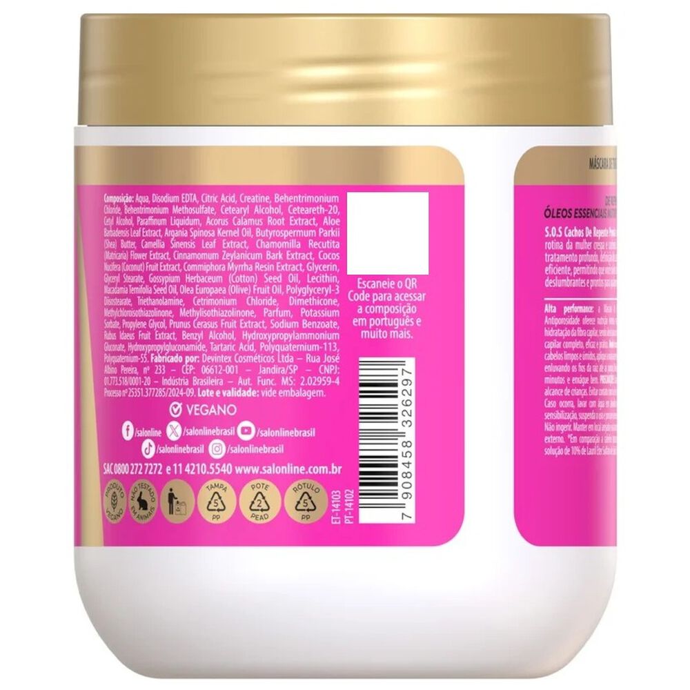 Sos Mascara Antiporosidades Pronta 500gr Salon Line image number 1.0