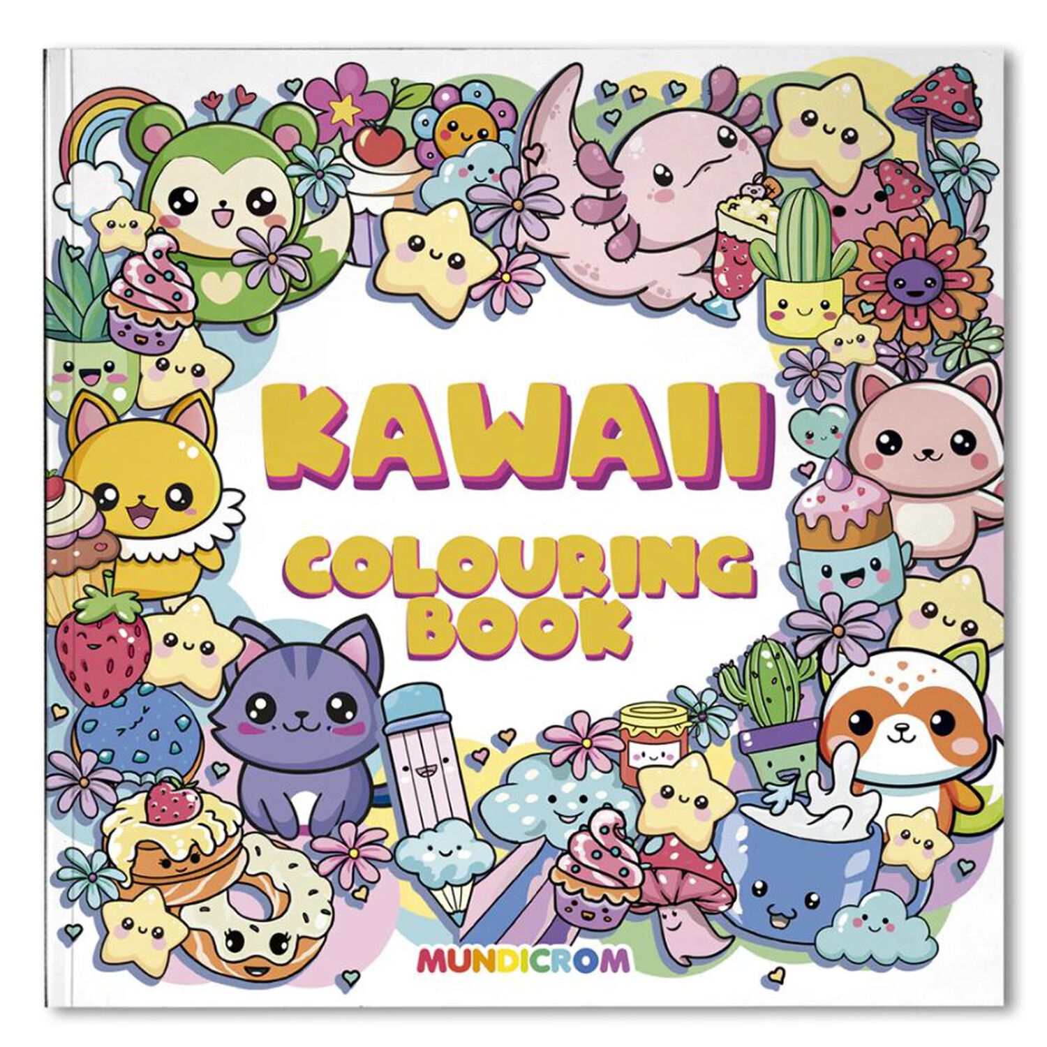 Libro De Actividades 40 Paginas + Stickers Kawai Vertice image number 0.0