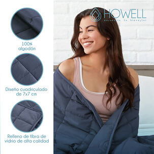 Manta De Gravedad Pesada Howell Queen 12kg Trastornos Sueño