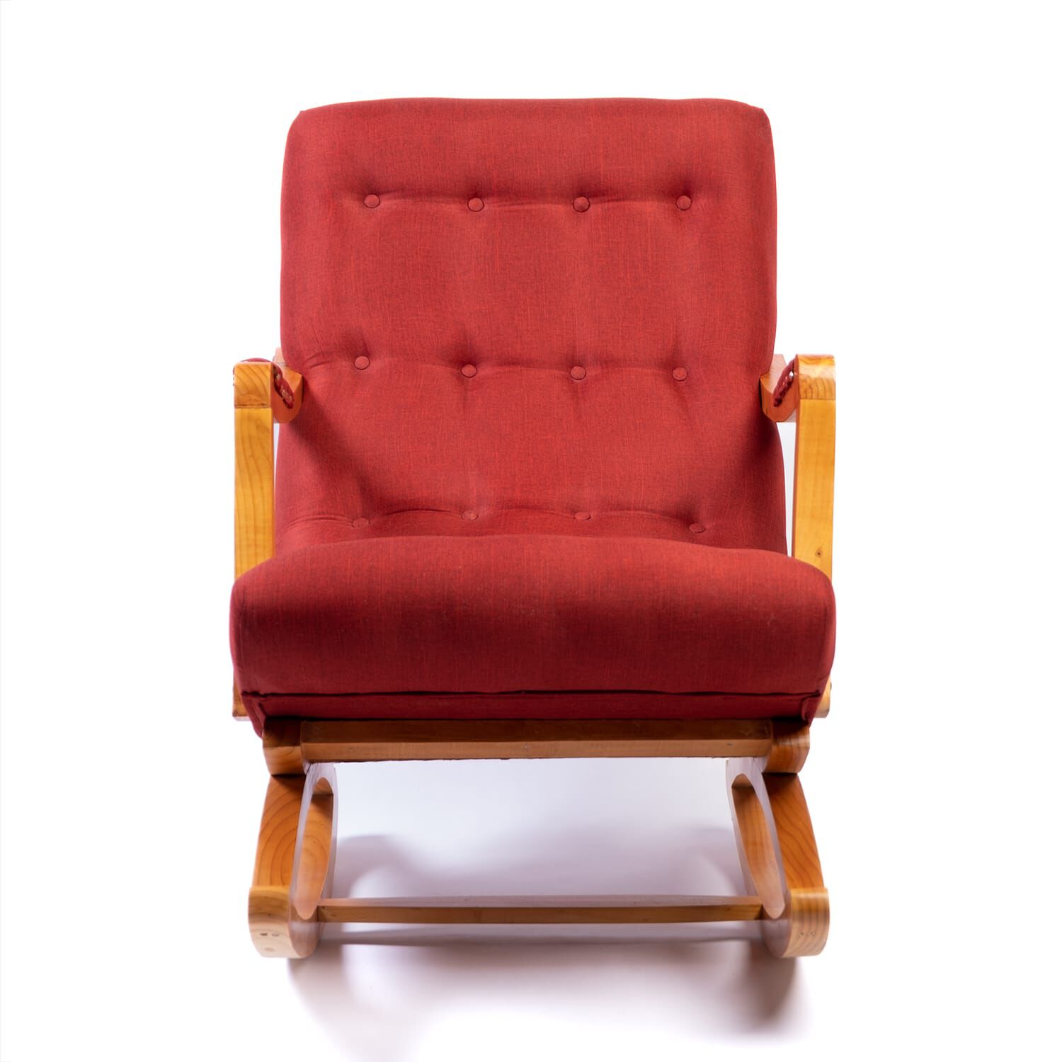Silla Mecedora Lino Rojo image number 1.0
