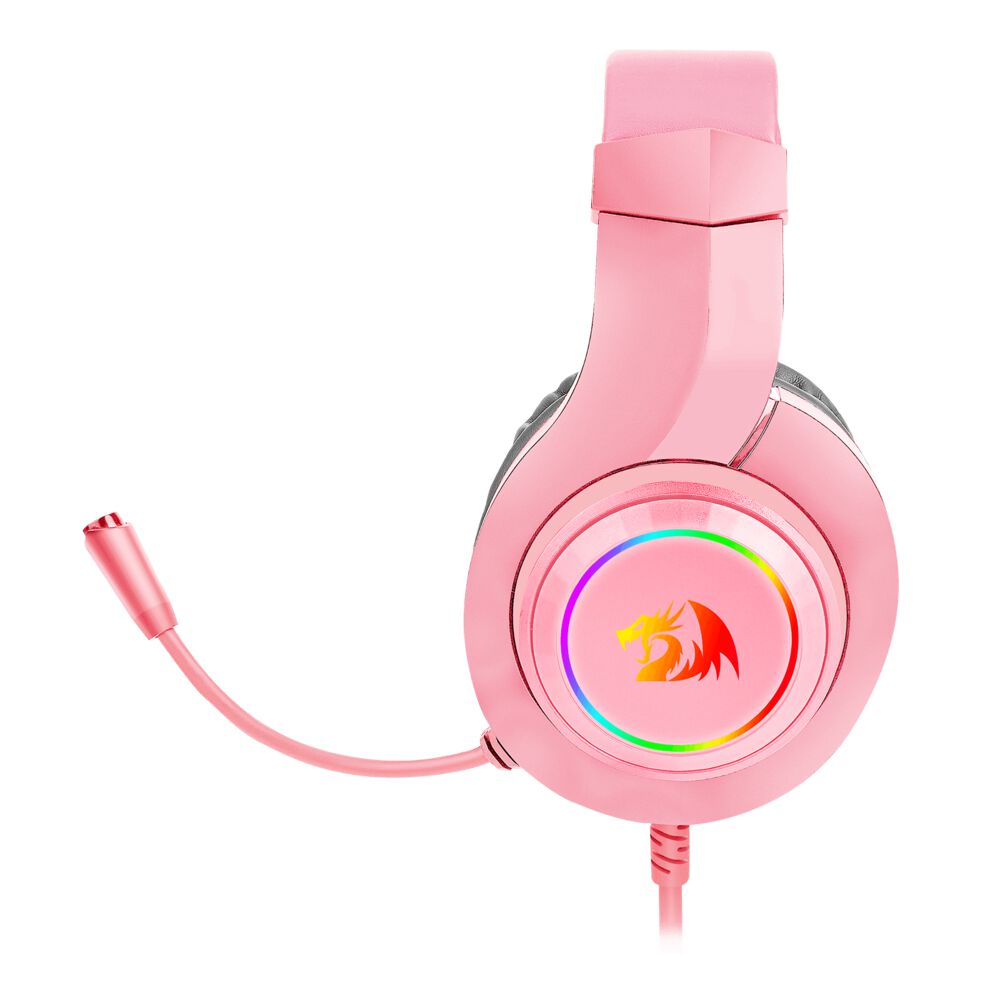 Audifono Gamer Redragon Hylas Rosa H260 Rgb image number 1.0