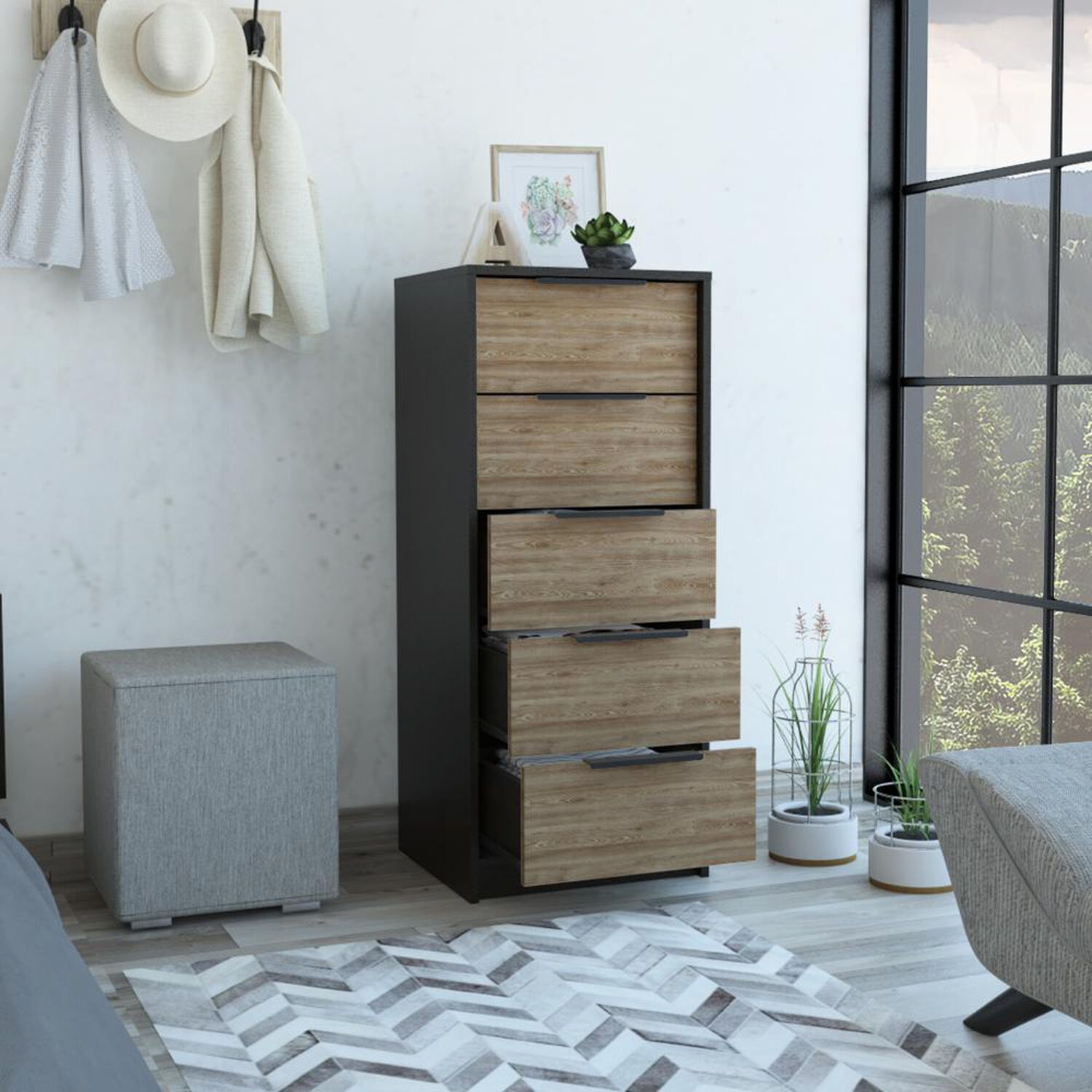Comoda Tuhome Kaia / 5 Cajones image number 5.0