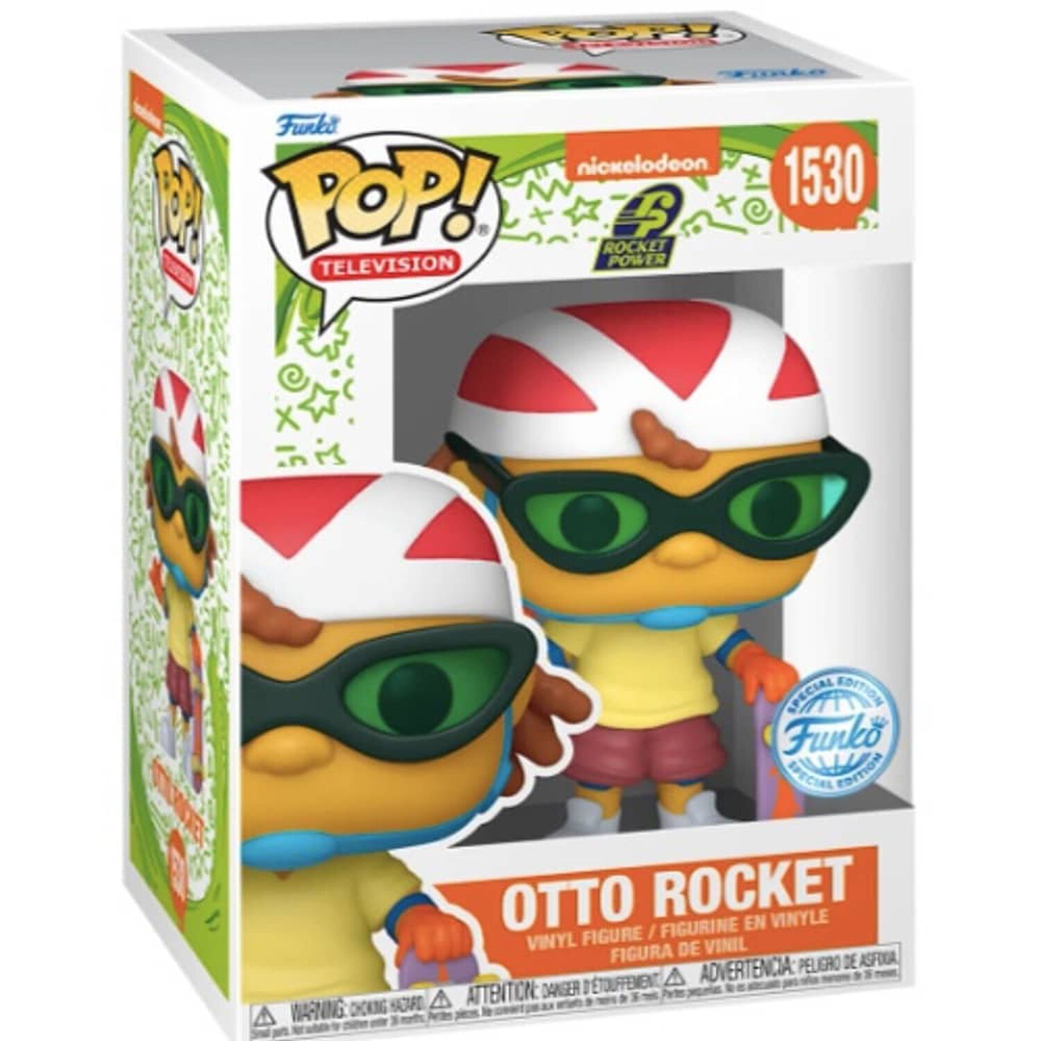 Funko Pop Otto Rocket Nickelodeon - 1530 image number 1.0