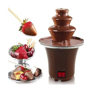 Fuente De Chocolate El&eacute;ctrica 3 Niveles Fiesta Fondue