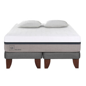 Cama Europea Cic Balance / King / Base Dividida + Almohada
