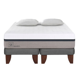 Cama Europea Cic Balance / King / Base Dividida + Almohada
