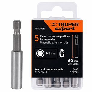 Adaptador Extencion Hexagonal Magnetico 1/4 Truper
