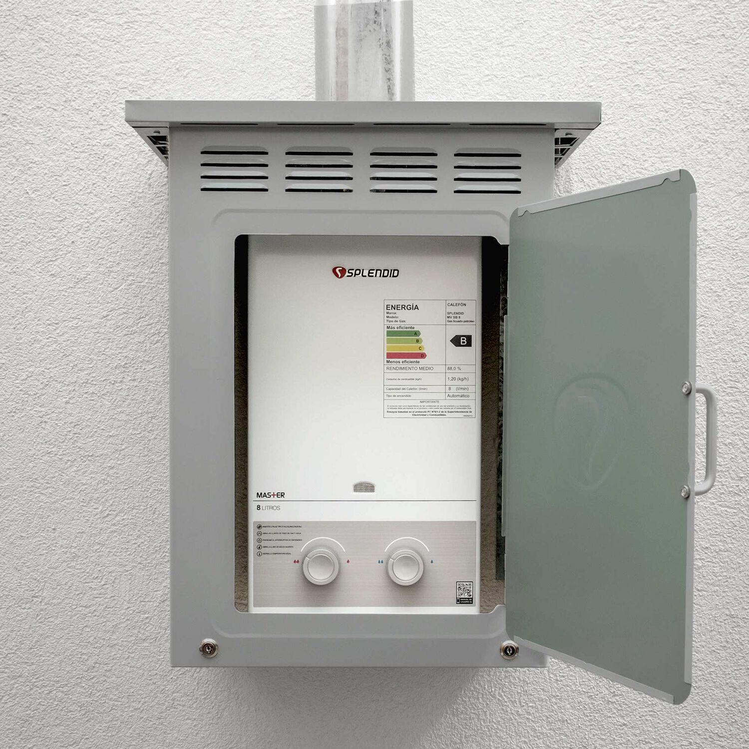 Pack Calefont 5l Tiro Natural Gas Licuado + Gabinete image number 3.0
