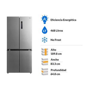 Refrigerador Side By Side Midea MRTT-4790S312FW / No Frost / 468 Litros / A+