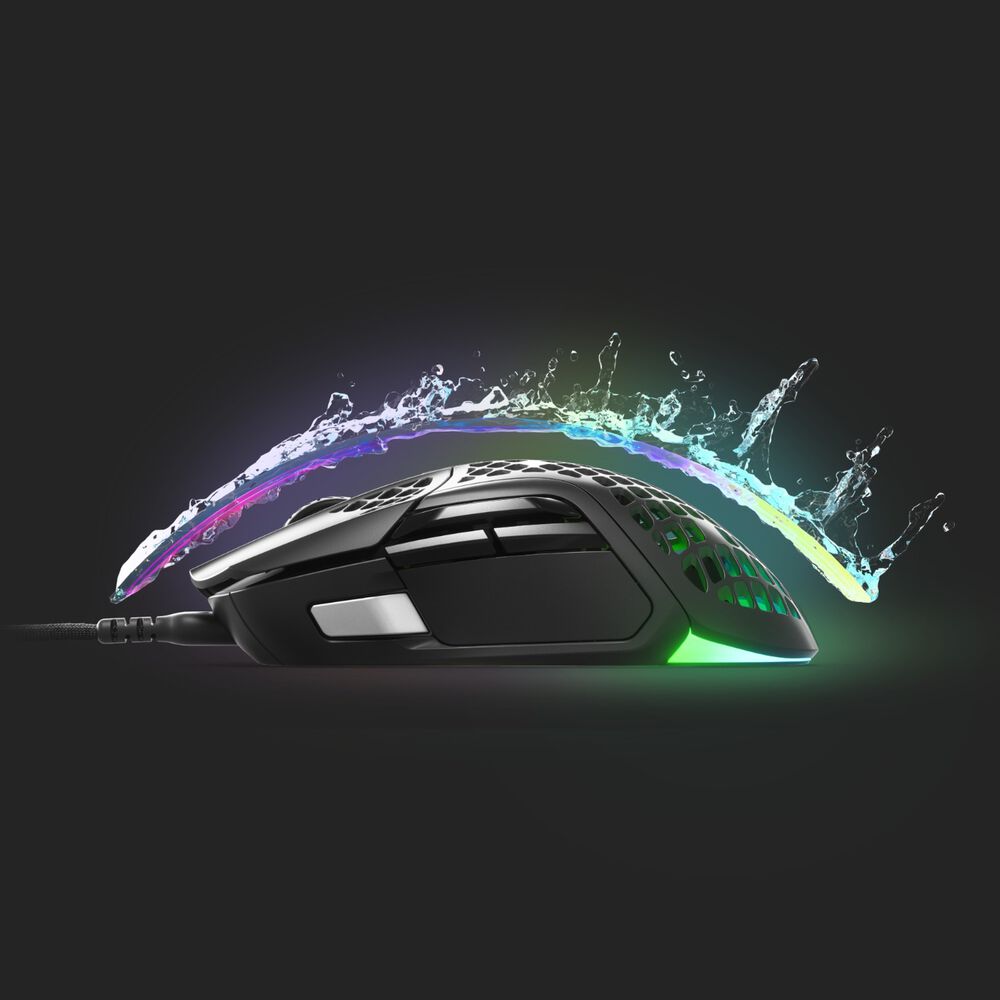 Mouse Gamer Steelseries Aerox 5 Wireless 18000 Dpi Negro image number 2.0