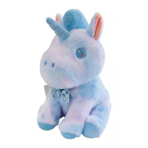 Juguete De Peluche Unicornio Pony Celeste 35cm Infantil