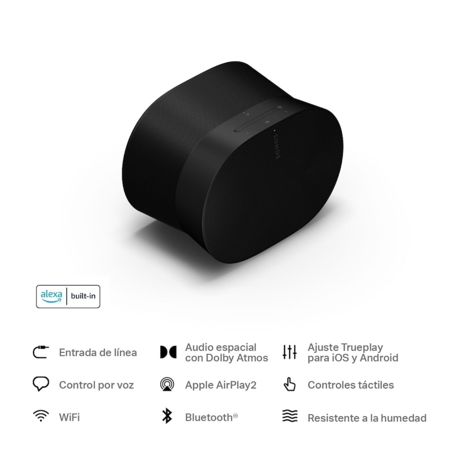 Parlante Bluetooth Sonos Era 300 Wireless Speaker Wifi Negro image number 7.0