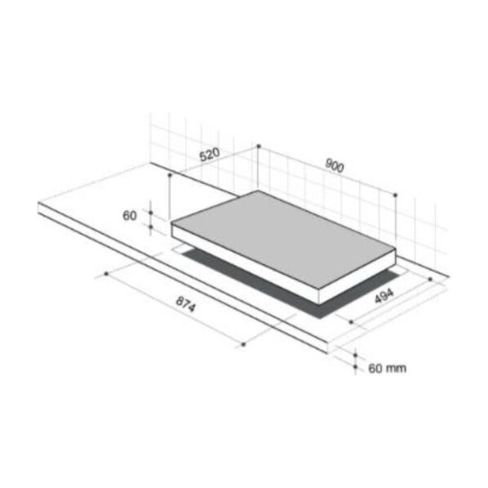 Encimera Inducci&oacute;n Fdv Deluxe 5 Focos Black image number 2.0