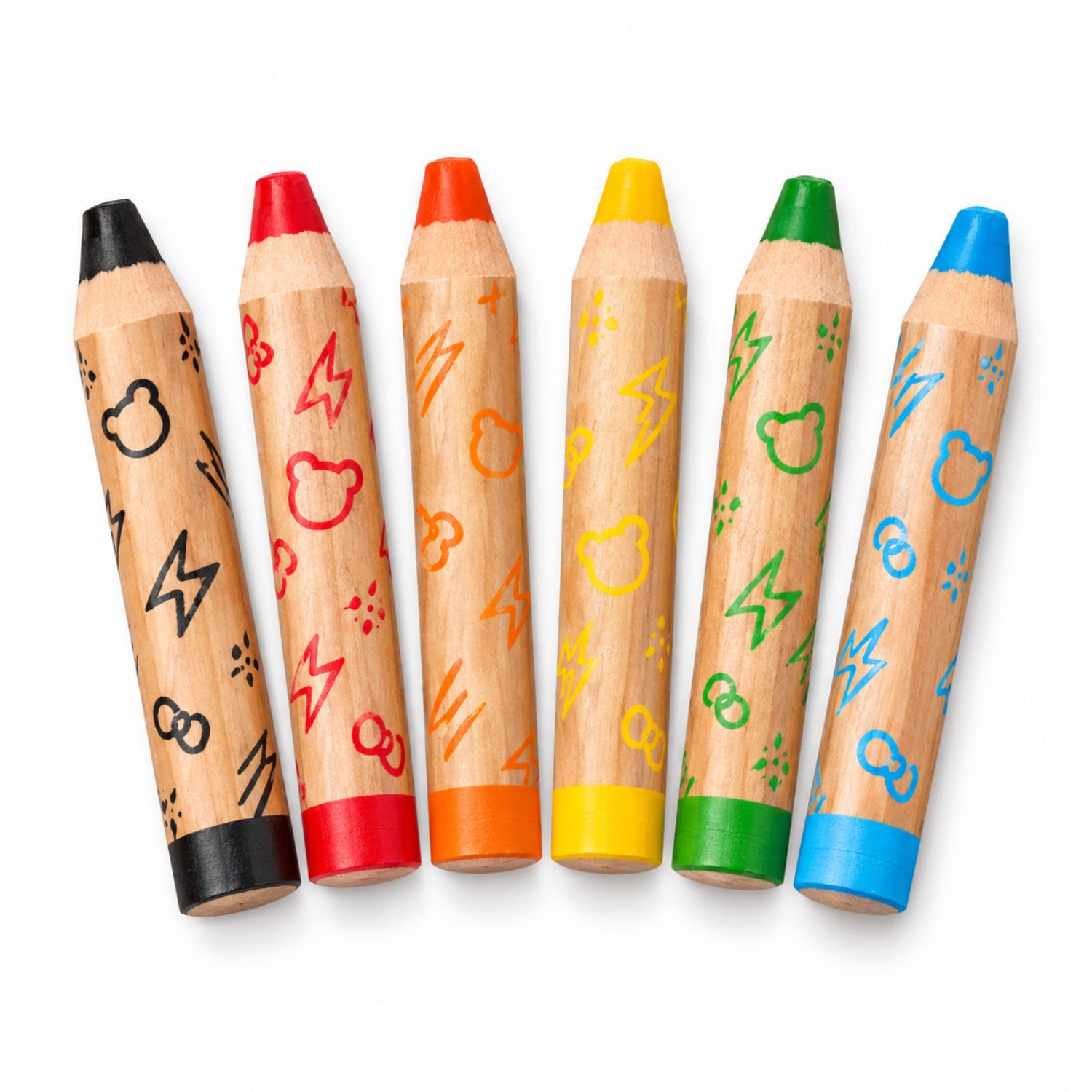 Crayones Carioca Baby 3 En 1 Acuarelables 6 Colores - Ps image number 0.0