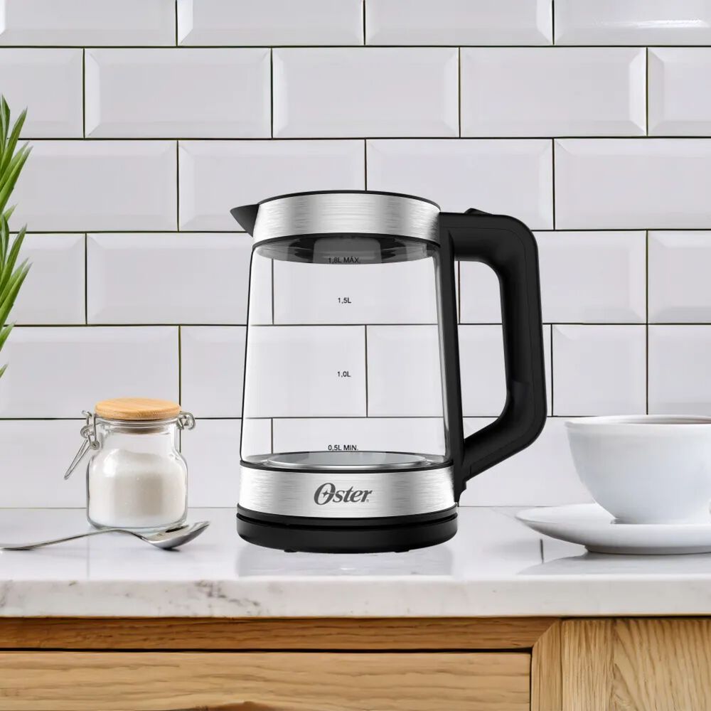 Hervidor Oster Vidrio 1.8l Con Infusor Te 2220521 image number 5.0