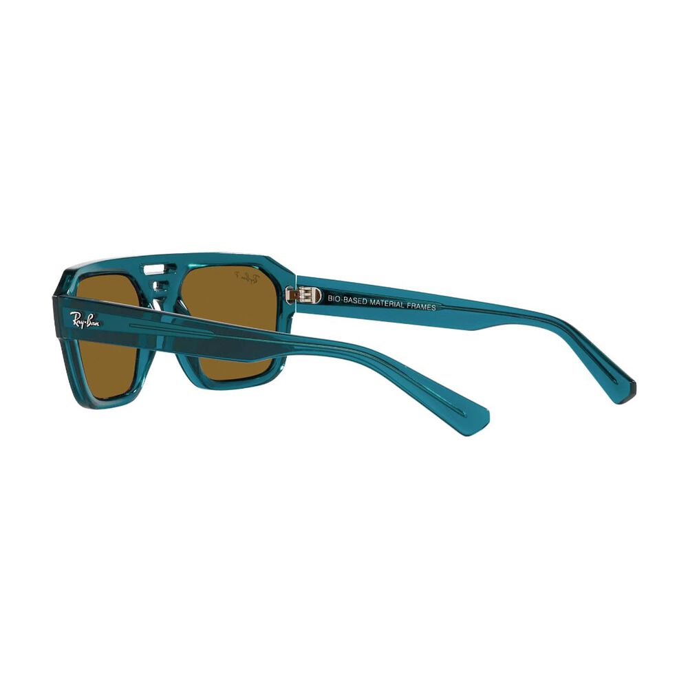 Lentes De Sol Corrigan Transparent Light Blue Polarizados Bio-based Sustentable Ray-ban image number 4.0
