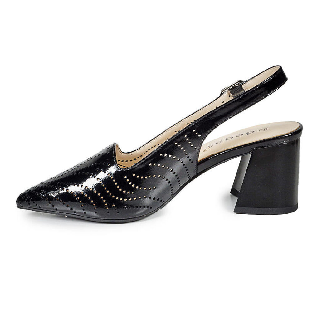 Zapato Cuero Adaya Negro image number 4.0