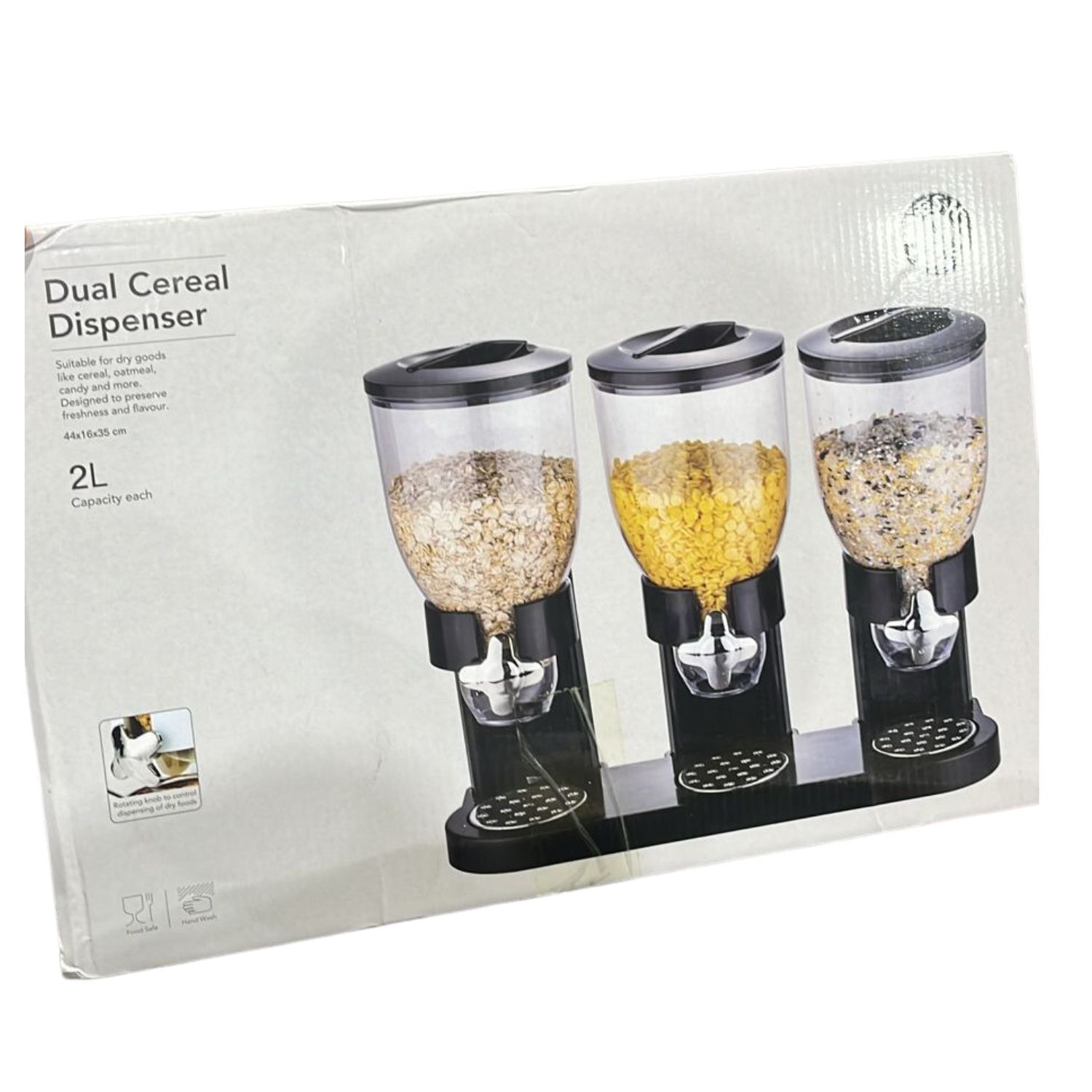 Dispensador Cereal Triple Granos Frutos Secos 2 Litros image number 0.0